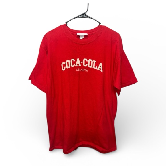 Coca Cola Other - Coca Cola Atlanta Embroidered Red Short Sleeve Tee